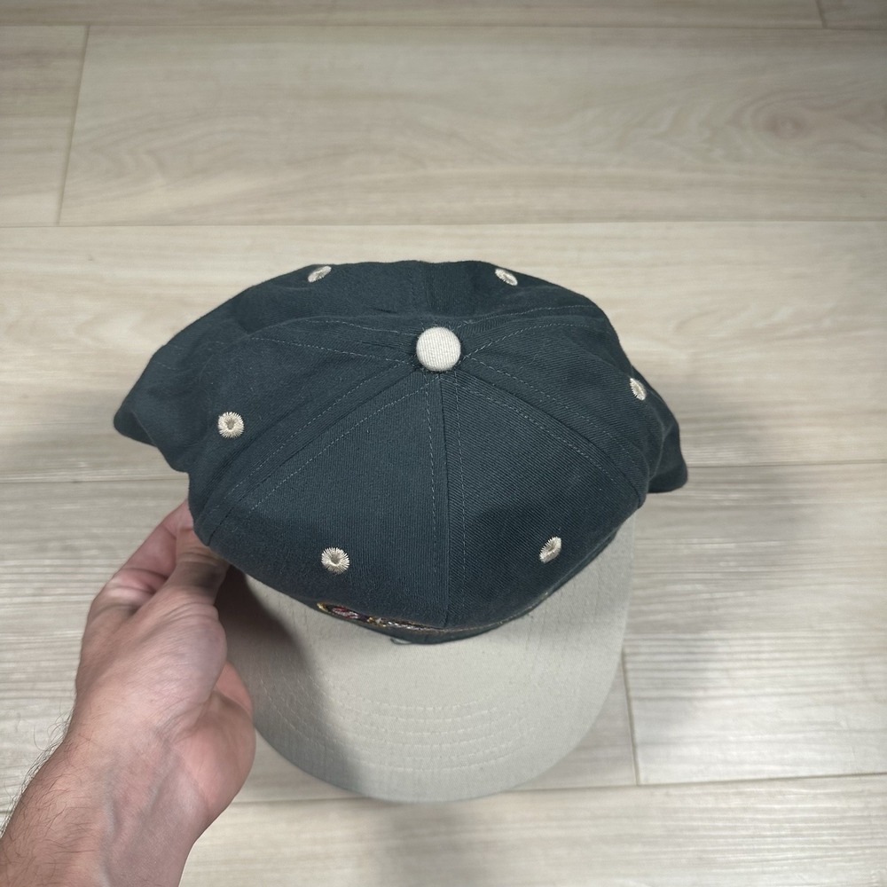 Milwaukee Brewers Miller Park Vintage 90s Snapback Hat MLB Green Cap Fantastic - Picture 6 of 8